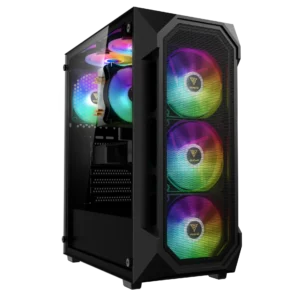 Gabinete Gamdias Aura GC1 Mid Tower 4 Cooler ARGB