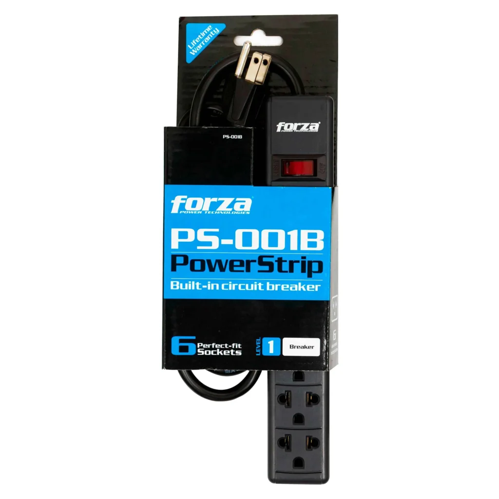 Regleta FORZA PS-001B 6 Tomas con Protección