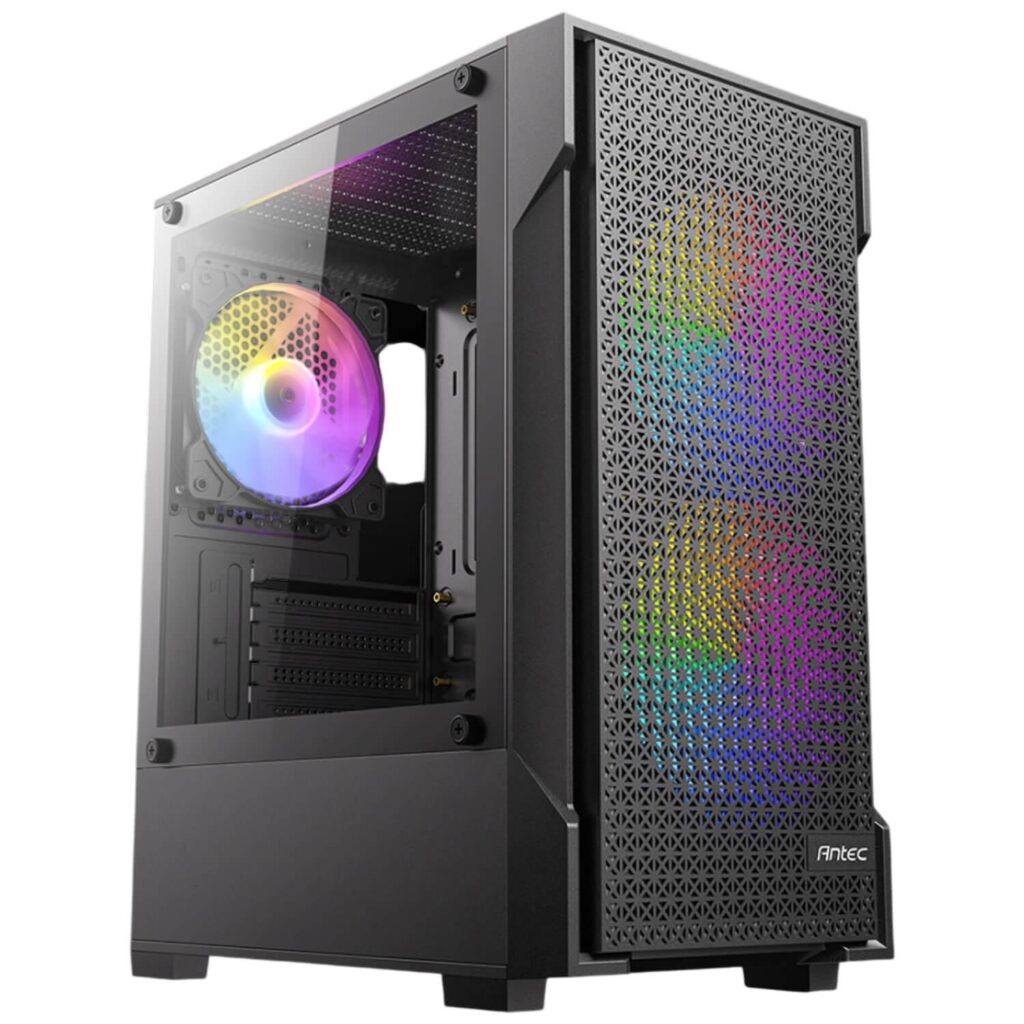 Gabinete Antec VX100M Mini Tower ARGB con 3 Ventiladores