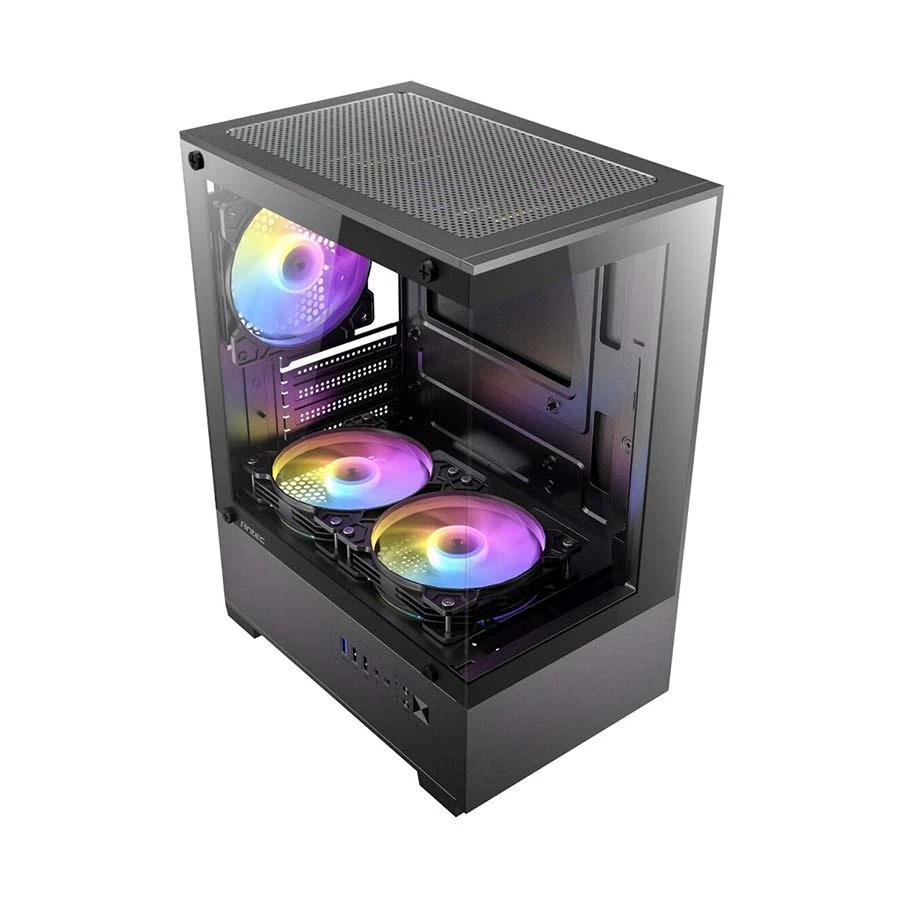 Gabinete Antec VCX100M Mini Tower ARGB con 4 Ventiladores