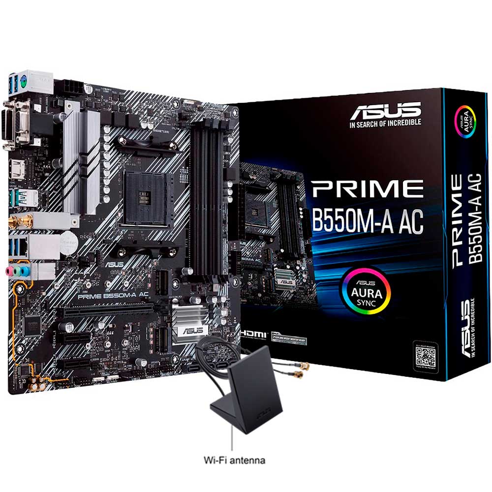 Placa Madre ASUS Prime B550M-A AC